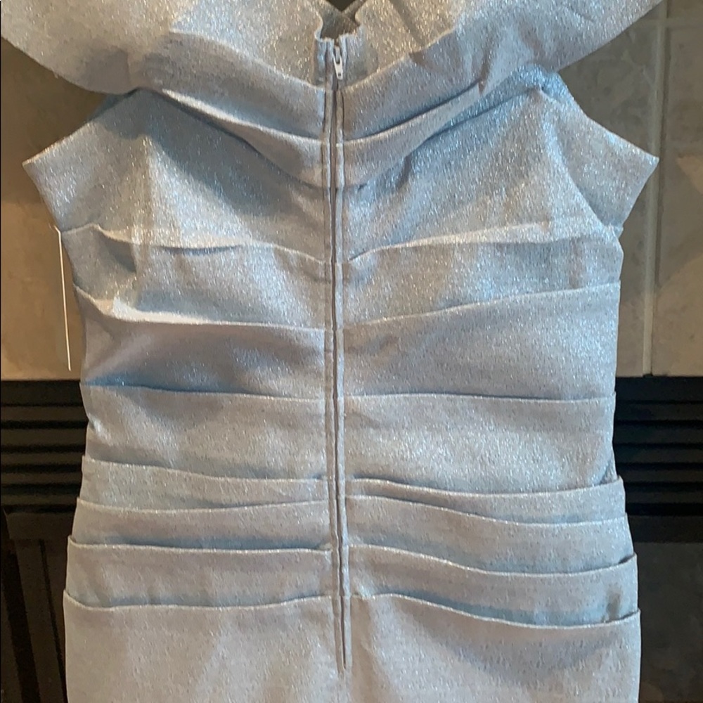 Gorgeous ice blue Teri Jon dress - Picture 8 of 9